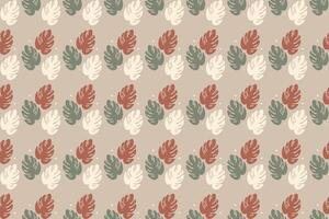 Abstract flower seamless pattern background vector
