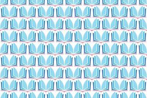 Abstract book seamless pattern background vector