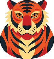 tiger element for global tiger day vector