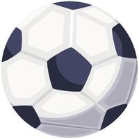 Soccer ball on white background vector