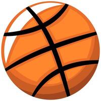 Basketball ball on white background vector