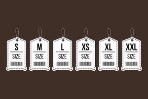 A Comprehensive Guide to XS, S, M, L, XL, and XXL vector