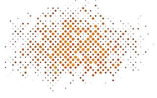 Light Orange template with circles. vector