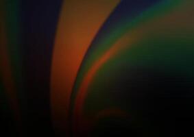 Dark Orange blurred bright pattern. vector