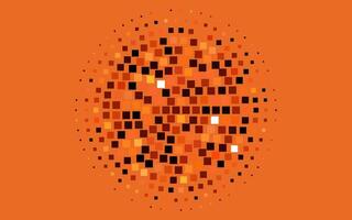Light Orange backdrop with rectangles, squares. vector