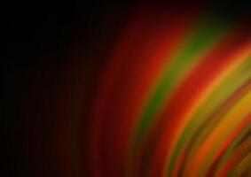 Dark Orange background with curved circles. vector