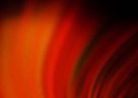 Dark Orange pattern with lines, ovals. vector