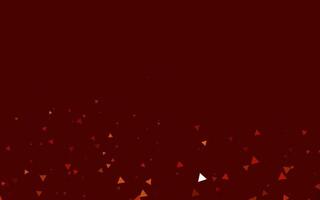 Light Orange background with triangles. vector