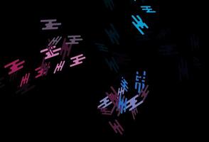 Dark Blue, Red template with repeated sticks. vector