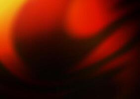 Dark Orange bokeh template. vector