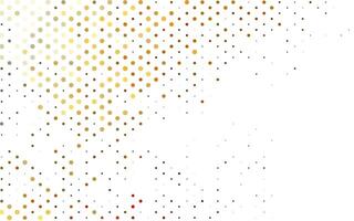 Light Orange pattern with spheres. vector