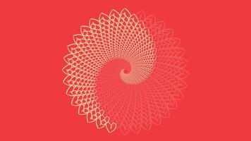 Abstract spiral simple creative minimalist background. vector