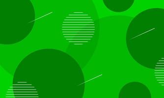 abstrack green circle background vector