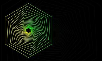 abstract black hexagon background vector