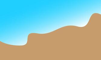 abstract blue and brown curved background vector