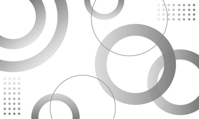 abstract white gray circle background