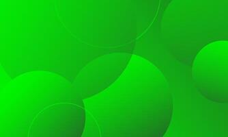 abstract green circle background vector