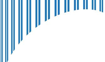 abstract simple vertical blue double line arch pattern can be used background. vector