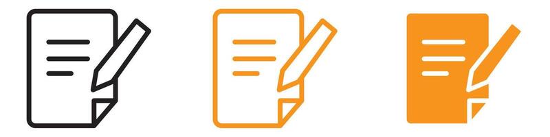 Detailed Assignment Icon for Educational and Homework-Related Projects in Academic Content vector