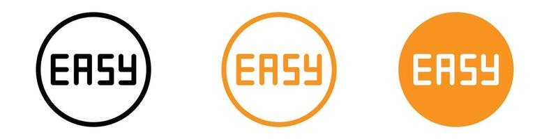 Easy Icon Set Simplified Process Illustrations for User-Friendly Projects vector