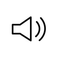Speaker Volume Icon Set Sound Control Illustrations for Audio and Media vector