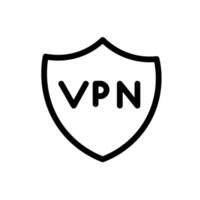 VPN Icon Set Virtual Private Network Illustrations for Cybersecurity and Privacy vector
