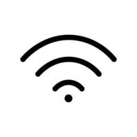 Wifi Icon Set Wireless Connectivity Illustrations for Internet and Technology vector