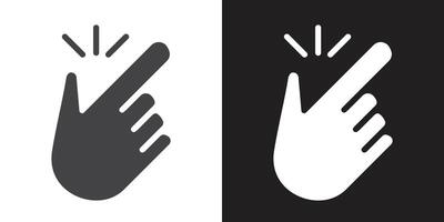 Easy icon Flat set in black and white color outline vector