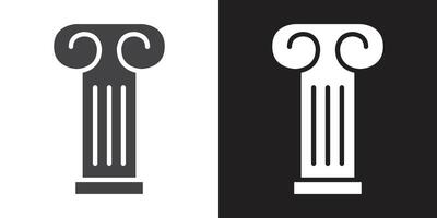 Pillar column icon vector