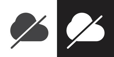 offline icon set collection vector