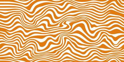 Wavy caramel seamless pattern, swirl background vector