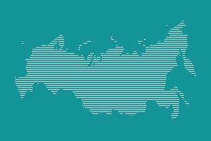 Russia map using blue straight lines pattern on dark background illustration vector