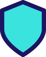 shield icon line application software set vector