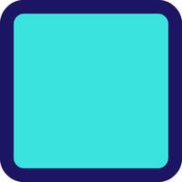 square shape icon line application software set vector
