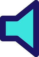 volume icon line application software set vector