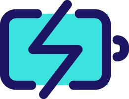 battery charging icon line application software set vector