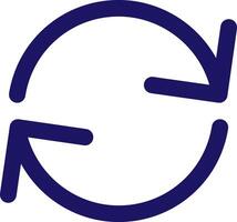 refresh cw icon line application software set vector