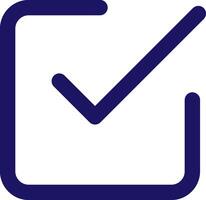 check square icon line application software set vector