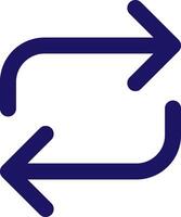 repeat icon line application software set vector