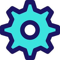 settings icon line application software set vector