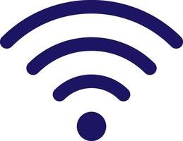 wifi icon line application software set vector