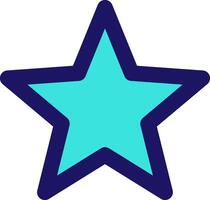 star icon line application software set vector
