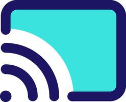 cast icon line application software set vector