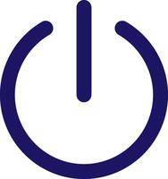 power icon line application software set vector