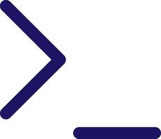terminal icon line application software set vector