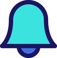 bell icon line application software set vector