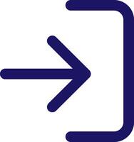log in icon line application software set vector