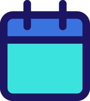 calendar schedule icon line application software set vector