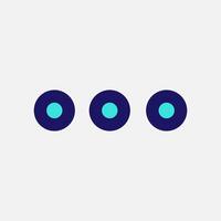 more horizontal icon line application software set vector