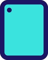 tablet icon line application software set vector